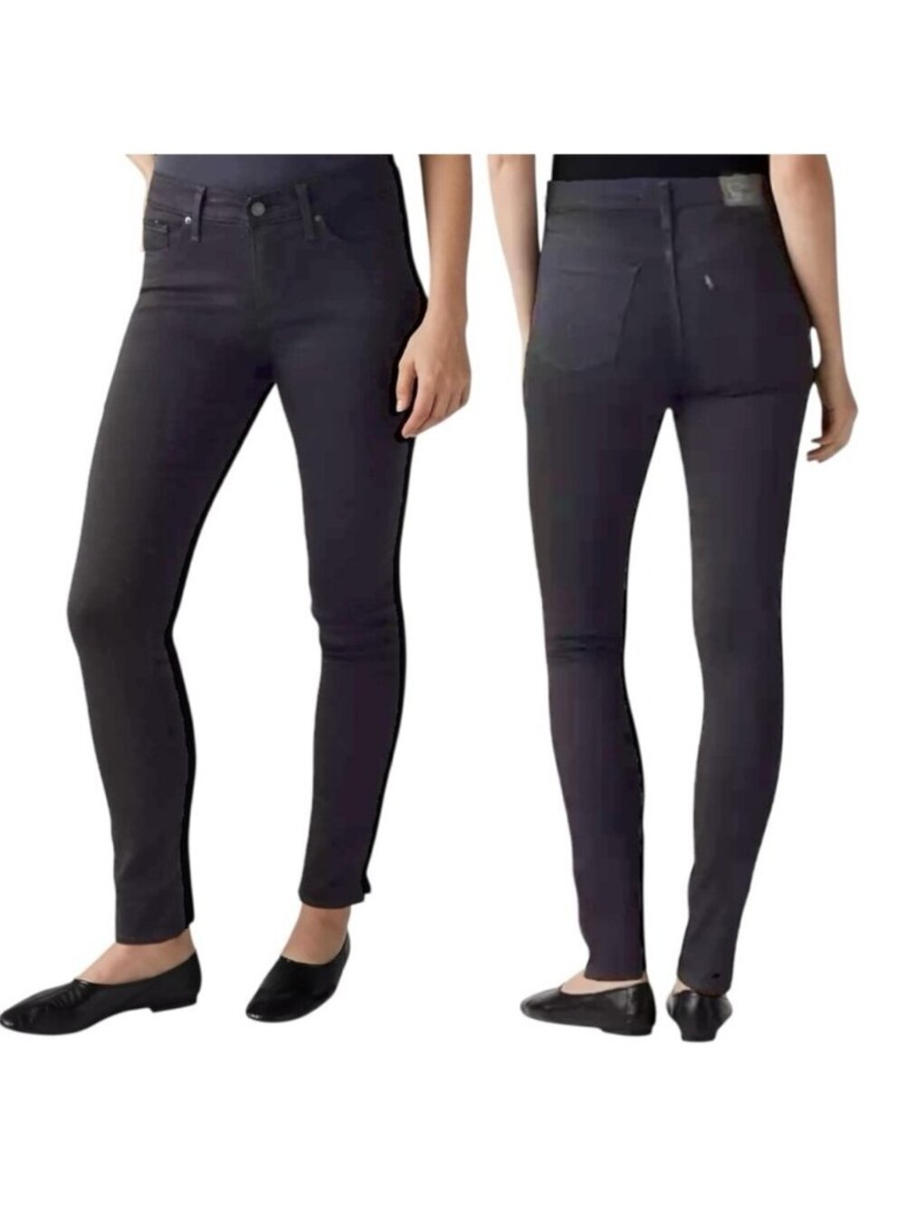 Levi’s 311 Shaping Skinny Jeans Black Denim Size 29 Mid Rise
